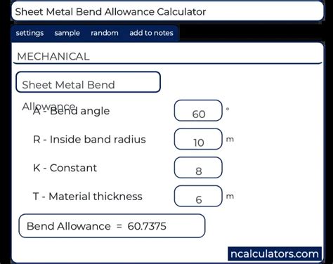 bend allowance table for sheet metal|bend allowance calculator sheet.